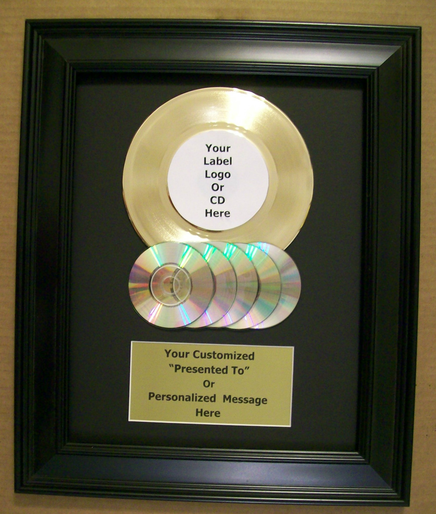Image for Gold 45rpm Custom Award w/CD's